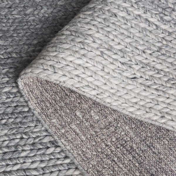 Safavieh Natura Handwoven Wool Viscose Area Rug Soft Tonal Weave for Living Room or Bedroom Grey NAT254F-5
