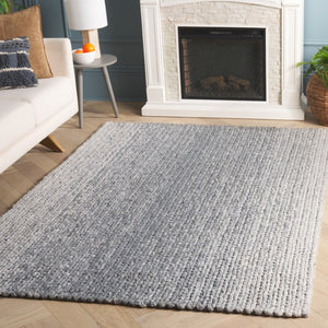 Safavieh Natura Handwoven Wool Viscose Area Rug Soft Tonal Weave for Living Room or Bedroom Grey NAT254F-5