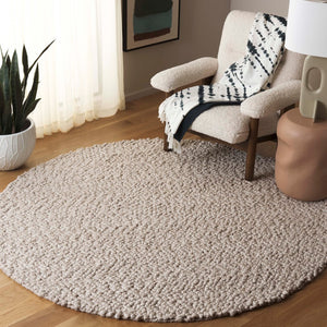 Safavieh Natura 255b Beige Beige 70% Wool,20% Viscose,10% Cotton Nat255b-6r