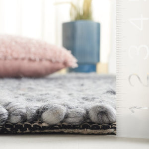Safavieh Natura Hand-Woven Wool Viscose Area Rug Plush Pile Modern Living Room Accent Grey NAT255F-5