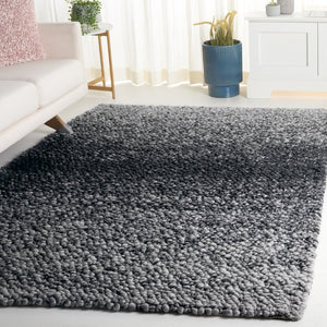 Safavieh Natura Hand-Woven Wool Viscose Area Rug Plush Pile Modern Living Room Accent Grey NAT255F-5
