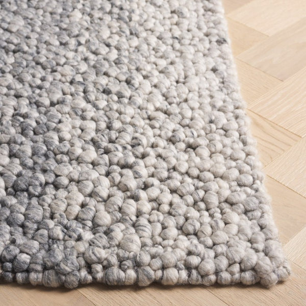 Safavieh Natura Hand-Woven Wool Viscose Area Rug Plush Pile Modern Living Room Accent Light Grey NAT255G-5