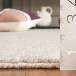 Safavieh Natura Handcrafted Area Rug - Elegant Minimalist Design For Luxurious Comfort And Timeless Style Ivory ,Beige 70% Wool,20% Nylon,10% Cotton Nat257a-6