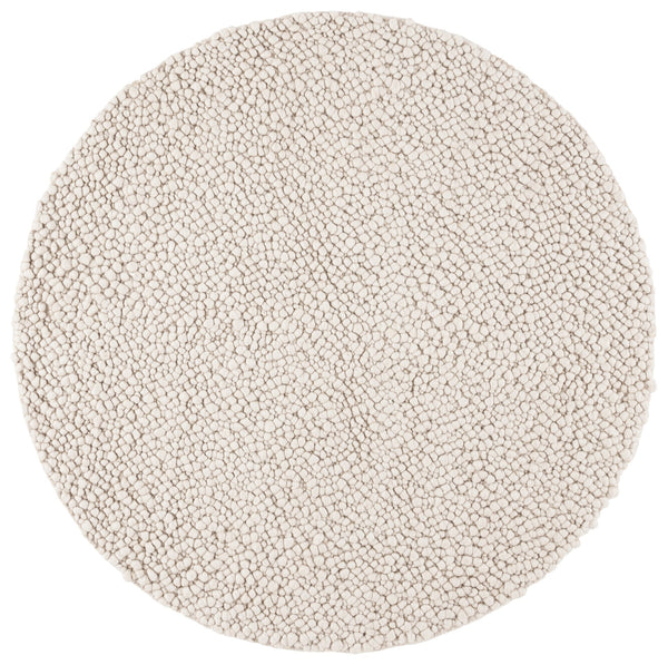Safavieh Natura Hand-woven Area Rug – Luxurious 6 Ft Diameter For Contemporary Elegance And Comfort Ivory 70% Wool,20% Viscose,10% Cotton Nat258a-28