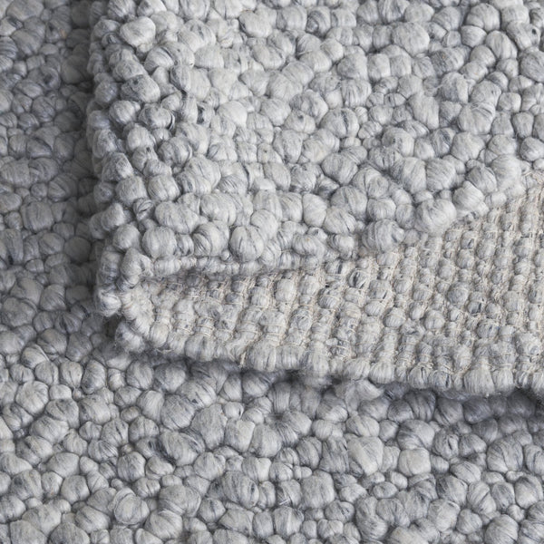 Safavieh Natura Hand-woven Area Rug – Luxurious 6 Ft Diameter For Contemporary Elegance And Comfort Light Grey 70% Wool,20% Viscose,10% Cotton Nat258g-6r