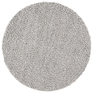 Safavieh Natura Hand-woven Area Rug – Luxurious 6 Ft Diameter For Contemporary Elegance And Comfort Light Grey 70% Wool,20% Viscose,10% Cotton Nat258g-6r