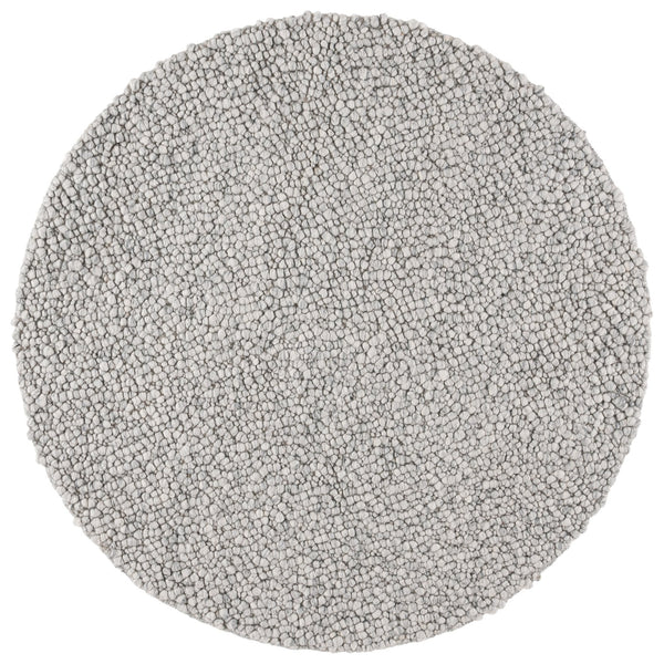 Safavieh Natura Hand-woven Area Rug – Luxurious 6 Ft Diameter For Contemporary Elegance And Comfort Light Grey 70% Wool,20% Viscose,10% Cotton Nat258g-6r