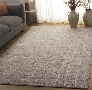 Safavieh Natura Handwoven Runner Rug - Luxurious Modern Design For Hallways And Entryways, Crafted In India Taupe ,Ivory 70% Wool,20% Nylon,10% Cotton Nat260e-5
