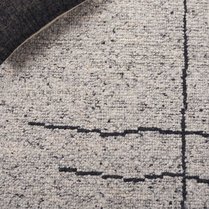 Safavieh Natura Handwoven Area Rug - Luxurious Comfort And Timeless Elegance For Modern Home Decor Spaces Grey ,Black 70% Wool,20% Nylon,10% Cotton Nat260f-8