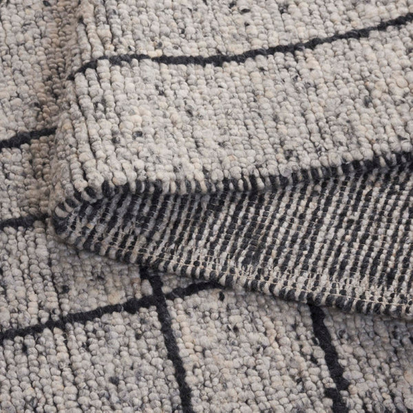 Safavieh Natura Handwoven Area Rug - Luxurious Comfort And Timeless Elegance For Modern Home Decor Spaces Grey ,Black 70% Wool,20% Nylon,10% Cotton Nat260f-8