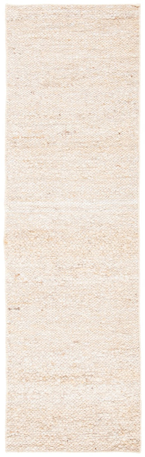 Safavieh Natura Handwoven Wool Cotton Ivory Accent Rug for Entryways Bedside and Reading Nooks Off-White 2'-3" x 7'-0" NAT263A-27