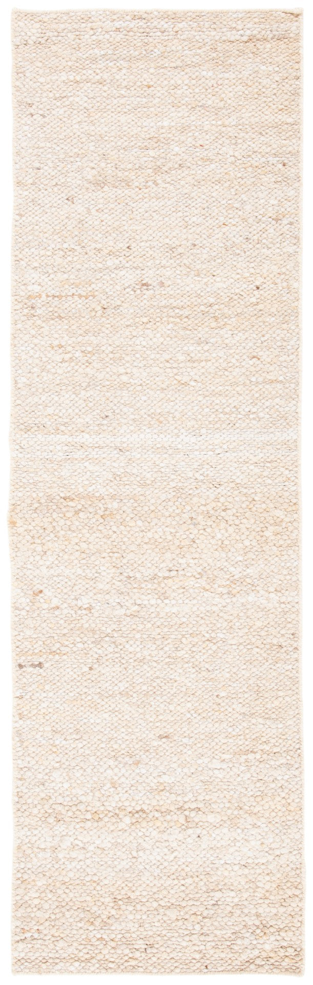 Safavieh Natura Hand Woven Elegant Wool And Cotton Accent For Hallways, Perfect For Minimalist Interiors Ivory 80% Wool And 20% Cotton Nat263a-210