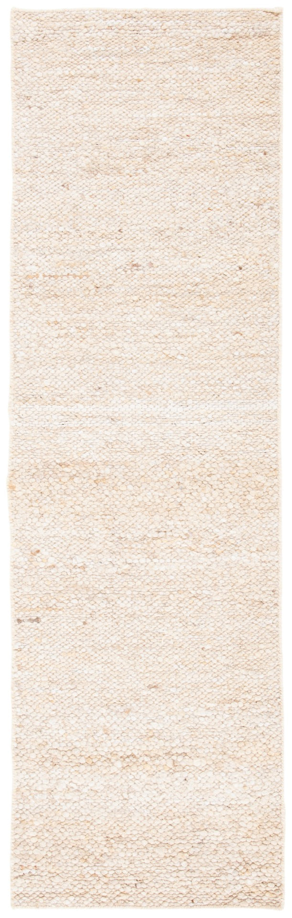 Safavieh Natura Hand Woven Elegant Wool And Cotton Accent For Hallways, Perfect For Minimalist Interiors Ivory 80% Wool And 20% Cotton Nat263a-210