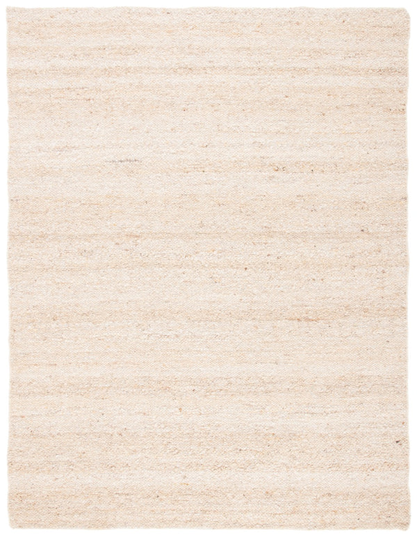 Safavieh Natura Hand Woven Elegant Wool And Cotton Accent For Hallways, Perfect For Minimalist Interiors Ivory 80% Wool And 20% Cotton Nat263a-210