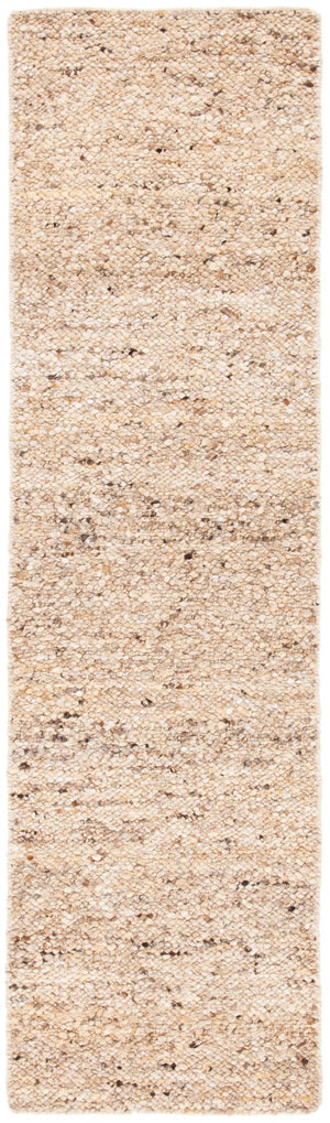 Safavieh Natura Hand Woven Elegant Wool And Cotton Accent For Hallways, Perfect For Minimalist Interiors Beige 80% Wool And 20% Cotton Nat263b-210