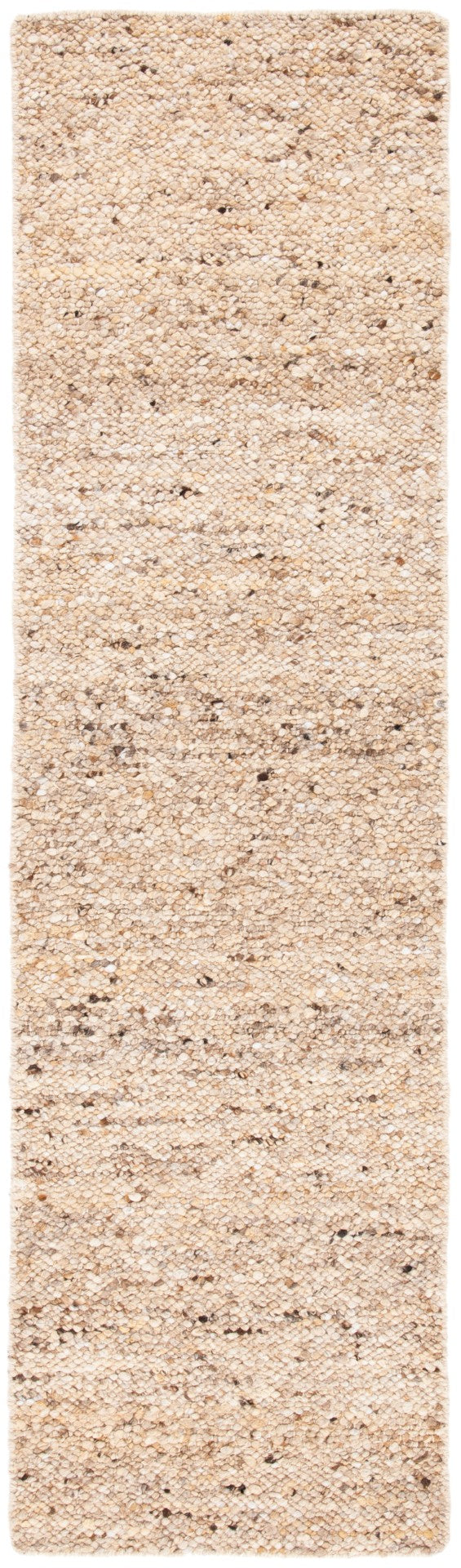 Safavieh Natura Hand Woven Elegant Wool And Cotton Accent For Hallways, Perfect For Minimalist Interiors Beige 80% Wool And 20% Cotton Nat263b-210
