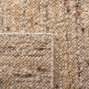 Safavieh Natura Handwoven Wool Cotton Ivory Accent Rug for Entryways Bedside and Reading Nooks Beige 6'-0" x 9'-0" NAT263B-6