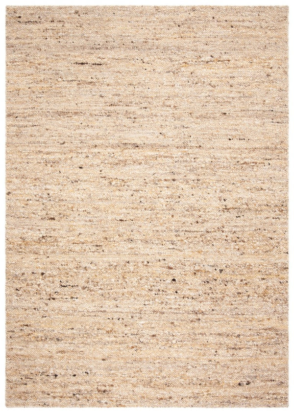 Safavieh Natura Handwoven Wool Cotton Ivory Accent Rug for Entryways Bedside and Reading Nooks Beige 6'-0" x 9'-0" NAT263B-6