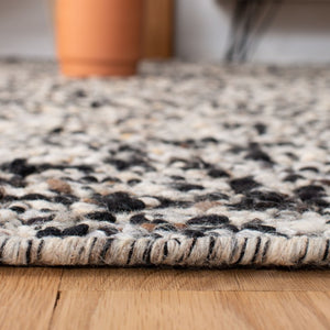 Safavieh Natura Handwoven Wool Cotton Ivory Accent Rug for Entryways Bedside and Reading Nooks Beige Grey 9'-0" x 12'-0" NAT263F-9