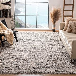 Safavieh Natura Handwoven Wool Cotton Ivory Accent Rug for Entryways Bedside and Reading Nooks Beige Grey 9'-0" x 12'-0" NAT263F-9