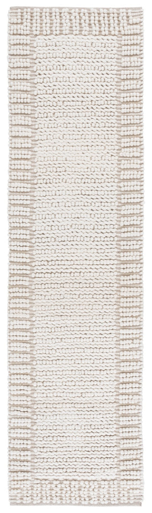 Safavieh Natura Handcrafted Bohemian Area Rug - Luxurious Wool And Cotton Blend For Timeless Elegance Ivory 80% Wool,20% Cotton Nat286a-8