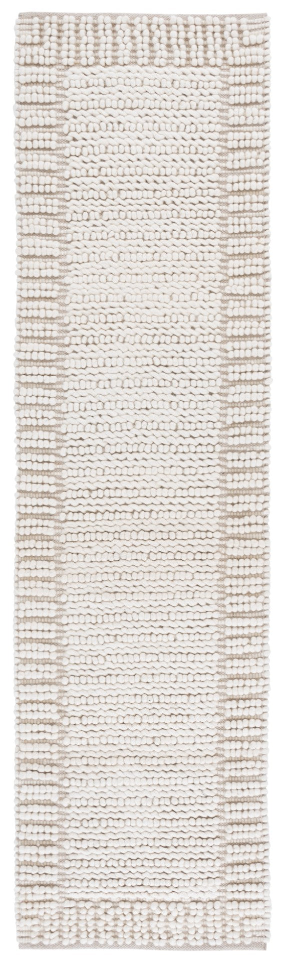 Safavieh Natura Handcrafted Bohemian Area Rug - Luxurious Wool And Cotton Blend For Timeless Elegance Ivory 80% Wool,20% Cotton Nat286a-8