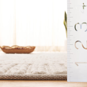 Safavieh Natura Bohemian-inspired Runner Rug - Handcrafted Elegance For Hallways And Entryways, Durable Comfort Ivory 80% Wool,20% Cotton Nat286a-5