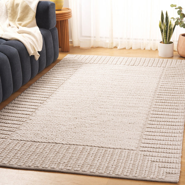 Safavieh Natura Bohemian-inspired Runner Rug - Handcrafted Elegance For Hallways And Entryways, Durable Comfort Ivory 80% Wool,20% Cotton Nat286a-5