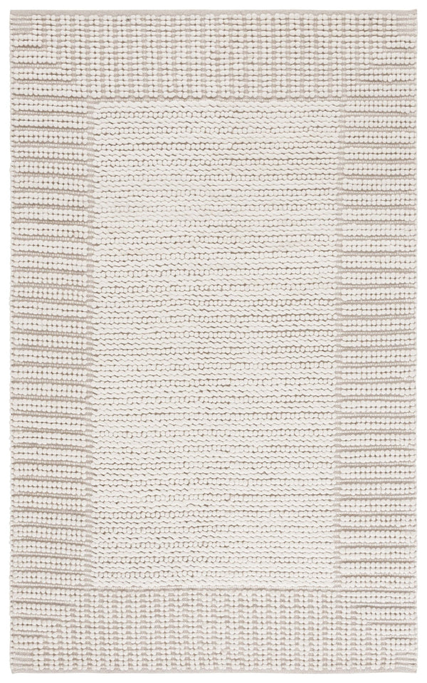 Safavieh Natura Bohemian-inspired Runner Rug - Handcrafted Elegance For Hallways And Entryways, Durable Comfort Ivory 80% Wool,20% Cotton Nat286a-5