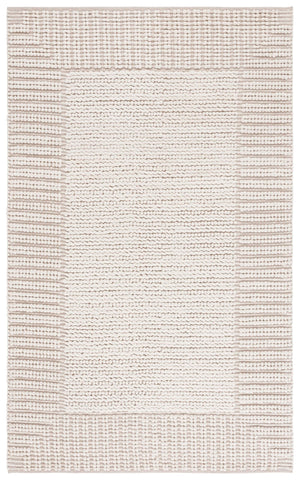 Safavieh Natura Handcrafted Bohemian Area Rug - Luxurious Wool And Cotton Blend For Timeless Elegance Ivory 80% Wool,20% Cotton Nat286a-8