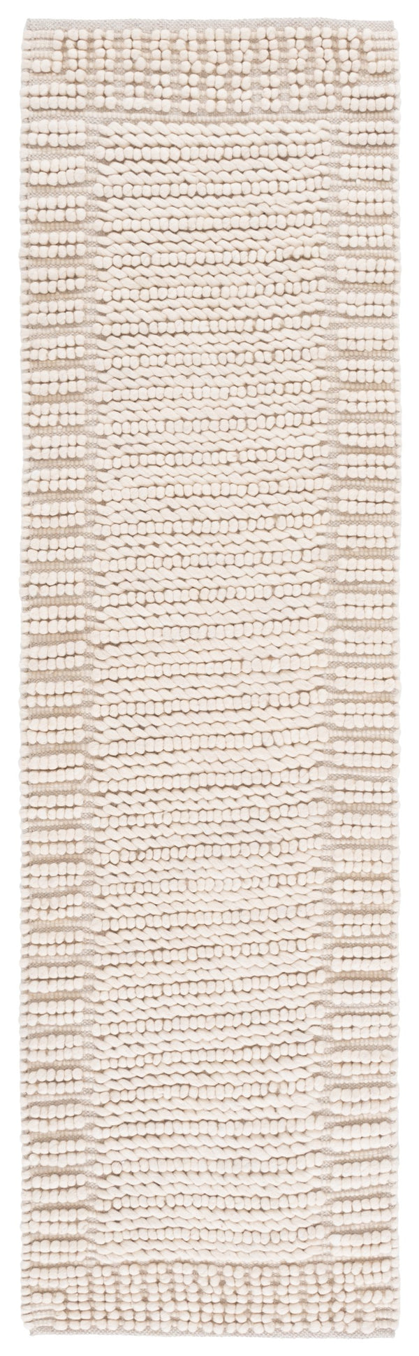 Safavieh Natura Bohemian-inspired Runner Rug - Handcrafted Elegance For Hallways And Entryways, Durable Comfort Beige 80% Wool,20% Cotton Nat286b-28
