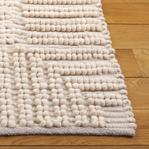 Safavieh Natura Bohemian-inspired Runner Rug - Handcrafted Elegance For Hallways And Entryways, Durable Comfort Beige 80% Wool,20% Cotton Nat286b-5