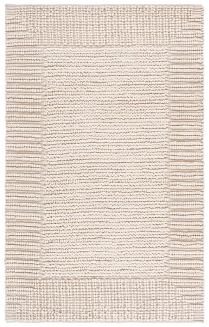 Safavieh Natura Bohemian-inspired Runner Rug - Handcrafted Elegance For Hallways And Entryways, Durable Comfort Beige 80% Wool,20% Cotton Nat286b-5