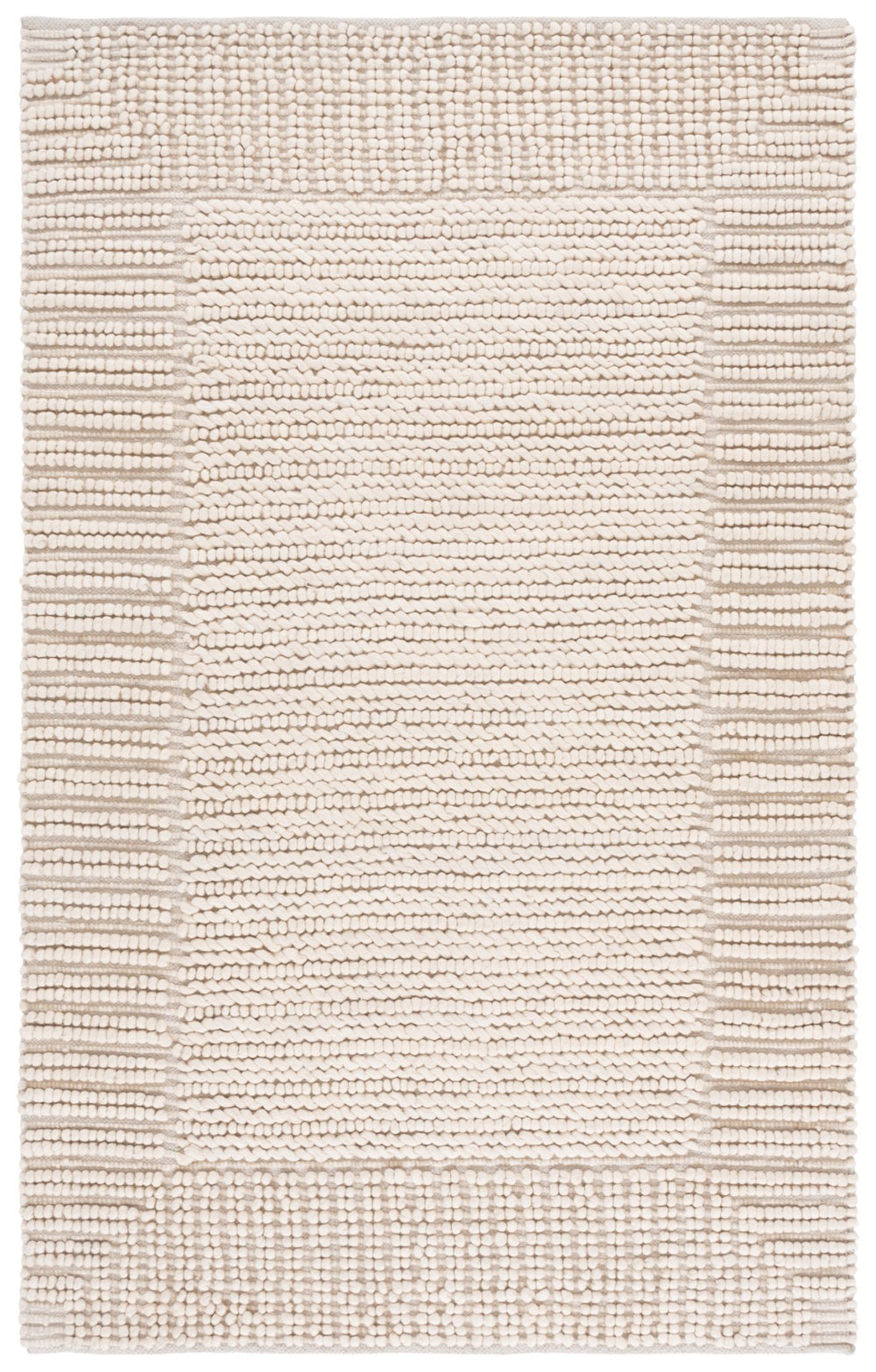 Safavieh Natura Handcrafted Bohemian Area Rug - Luxurious Wool And Cotton Blend For Timeless Elegance Beige 80% Wool,20% Cotton Nat286b-6