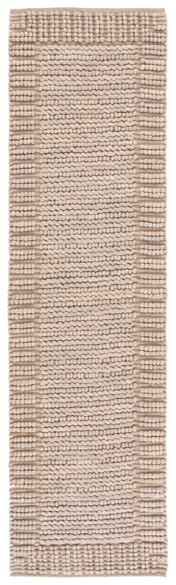 Safavieh Natura Handcrafted Bohemian Area Rug - Luxurious Wool And Cotton Blend For Timeless Elegance Taupe 80% Wool,20% Cotton Nat286e-6