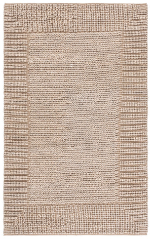 Safavieh Natura Bohemian-inspired Runner Rug - Handcrafted Elegance For Hallways And Entryways, Durable Comfort Taupe 80% Wool,20% Cotton Nat286e-5