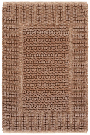 Safavieh Natura Handcrafted Bohemian Area Rug - Luxurious Wool And Cotton Blend For Timeless Elegance Brown 80% Wool,20% Cotton Nat286t-8