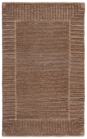 Safavieh Natura Bohemian-inspired Runner Rug - Handcrafted Elegance For Hallways And Entryways, Durable Comfort Brown 80% Wool,20% Cotton Nat286t-5