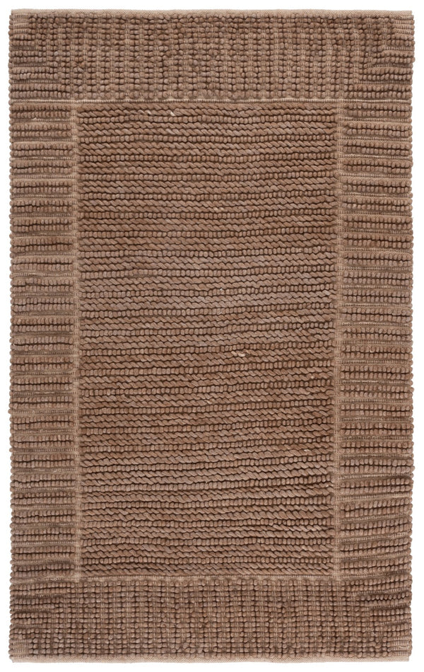 Safavieh Natura Bohemian-inspired Runner Rug - Handcrafted Elegance For Hallways And Entryways, Durable Comfort Brown 80% Wool,20% Cotton Nat286t-5