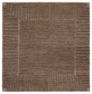 Safavieh Natura Bohemian-inspired Runner Rug - Handcrafted Elegance For Hallways And Entryways, Durable Comfort Brown 80% Wool,20% Cotton Nat286t-6sq