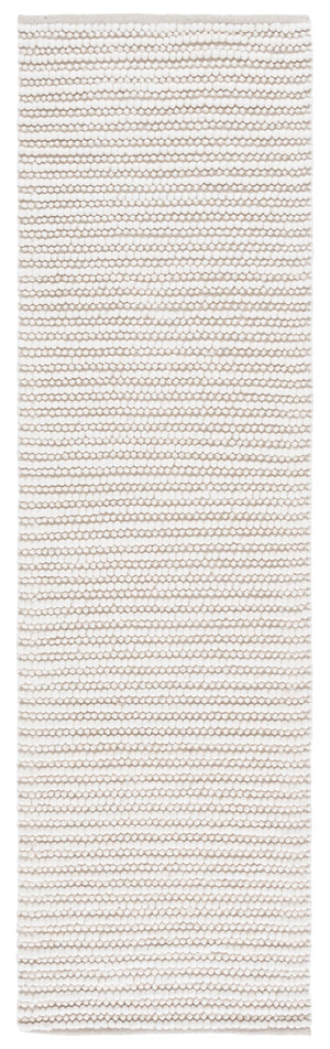 Safavieh Natura Bohemian Runner Area Rug - Artisanal Ivory Flatweave Design For Hallways & Entryways Ivory 80% Wool,20% Cotton Nat287a-28