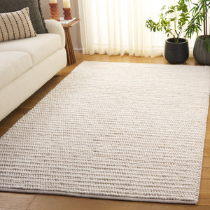 Safavieh Natura Bohemian Runner Area Rug - Artisanal Ivory Flatweave Design For Hallways & Entryways Ivory 80% Wool,20% Cotton Nat287a-5