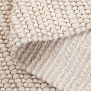 Safavieh Natura Bohemian Runner Area Rug - Artisanal Ivory Flatweave Design For Hallways & Entryways Beige ,Ivory 80% Wool,20% Cotton Nat287b-5