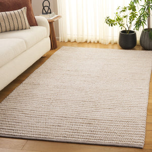 Safavieh Natura Handcrafted Bohemian Area Rug – Elegant Design, Durable Wool & Cotton Blend For Stylish Living Spaces Beige ,Ivory 80% Wool,20% Cotton Nat287b-3
