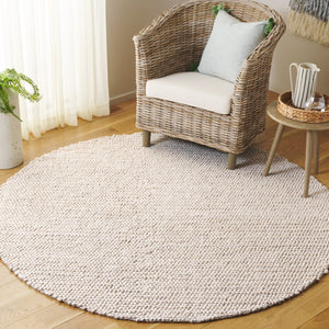 Safavieh Natura Handcrafted Bohemian Area Rug – Elegant Design, Durable Wool & Cotton Blend For Stylish Living Spaces Beige ,Ivory 80% Wool,20% Cotton Nat287b-3