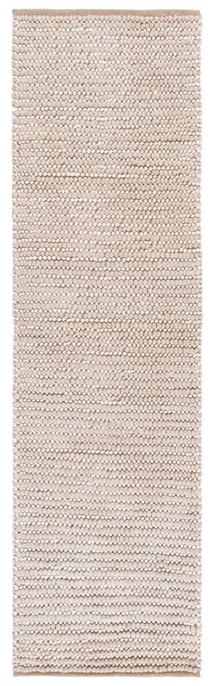 Safavieh Natura Bohemian Runner Area Rug - Artisanal Ivory Flatweave Design For Hallways & Entryways Taupe ,Ivory 80% Wool,20% Cotton Nat287e-28