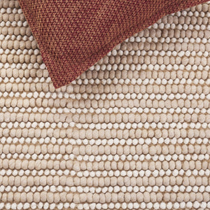 Safavieh Natura Bohemian Runner Area Rug - Artisanal Ivory Flatweave Design For Hallways & Entryways Taupe ,Ivory 80% Wool,20% Cotton Nat287e-5