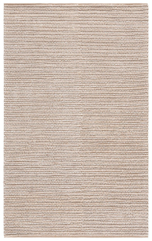 Safavieh Natura Bohemian Runner Area Rug - Artisanal Ivory Flatweave Design For Hallways & Entryways Taupe ,Ivory 80% Wool,20% Cotton Nat287e-5