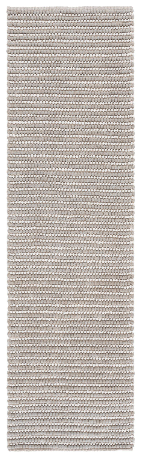 Safavieh Natura Bohemian Runner Area Rug - Artisanal Ivory Flatweave Design For Hallways & Entryways Grey ,Ivory 80% Wool,20% Cotton Nat287f-28