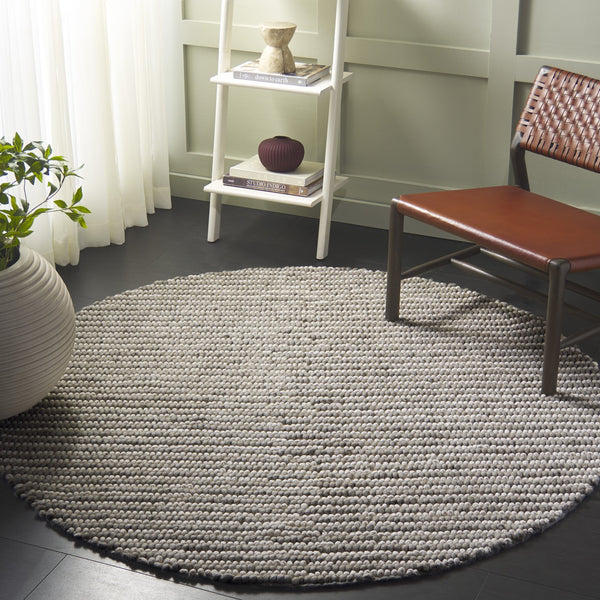 Safavieh Natura Bohemian Runner Area Rug - Artisanal Ivory Flatweave Design For Hallways & Entryways Grey ,Ivory 80% Wool,20% Cotton Nat287f-6r